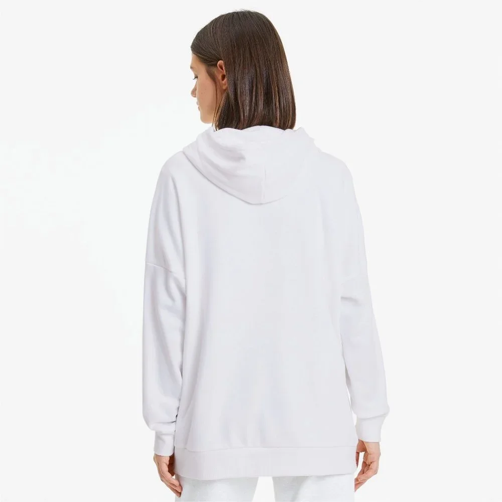 PUMA Womens Essentials+ Elongated Hoodie - Picture 4 of 6